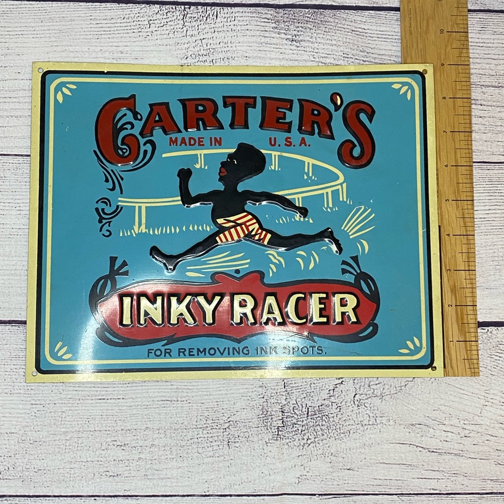Carter’s Ink Eraser Metal Sign
